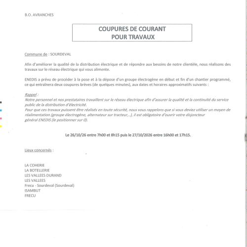 coupures Enedis